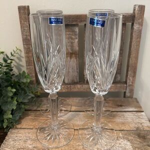 Marquis by Waterford Crystal Champagne Flutes New Set of 4